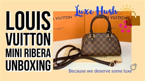 Louis Vuitton Mini Ribera Unboxing .